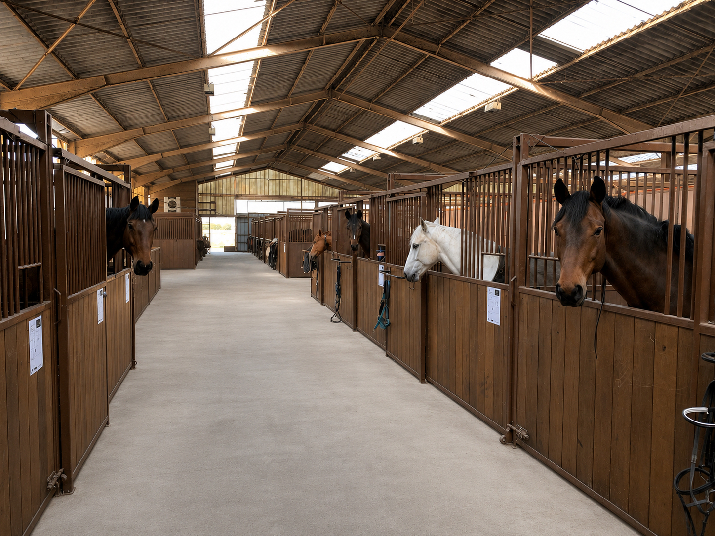 Installation du Domaine Equestre du Chateau d'Hem