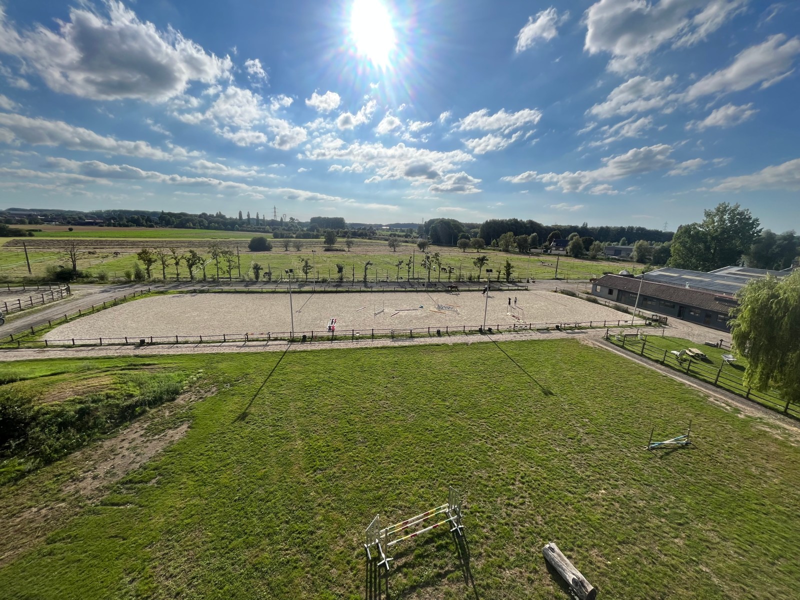 Installation du Domaine Equestre du Chateau d'Hem
